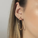 14k gold hoops