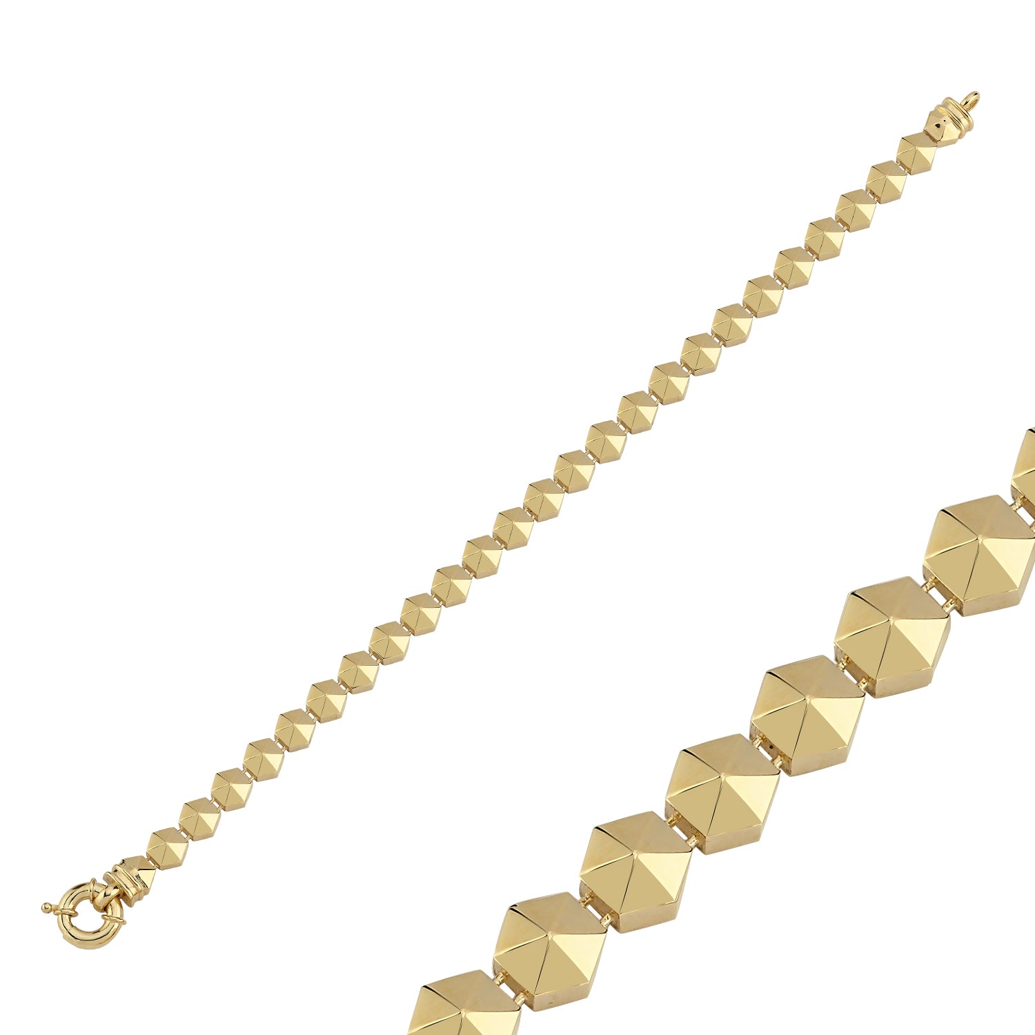 HONEYCOMB GOLD BRACELET
