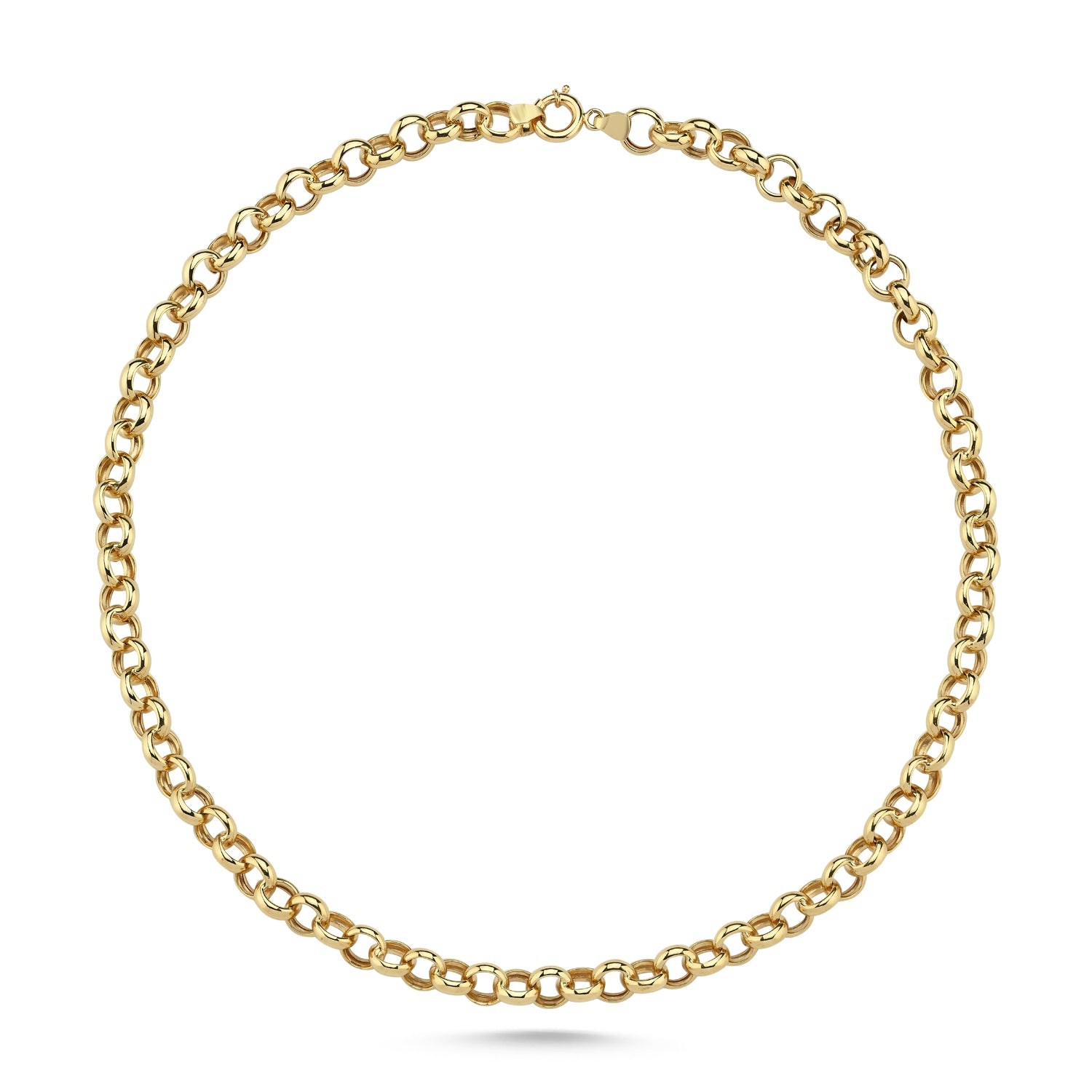 ROUND LARGE LINK NECKLACE