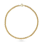 14k gold multi charm necklace