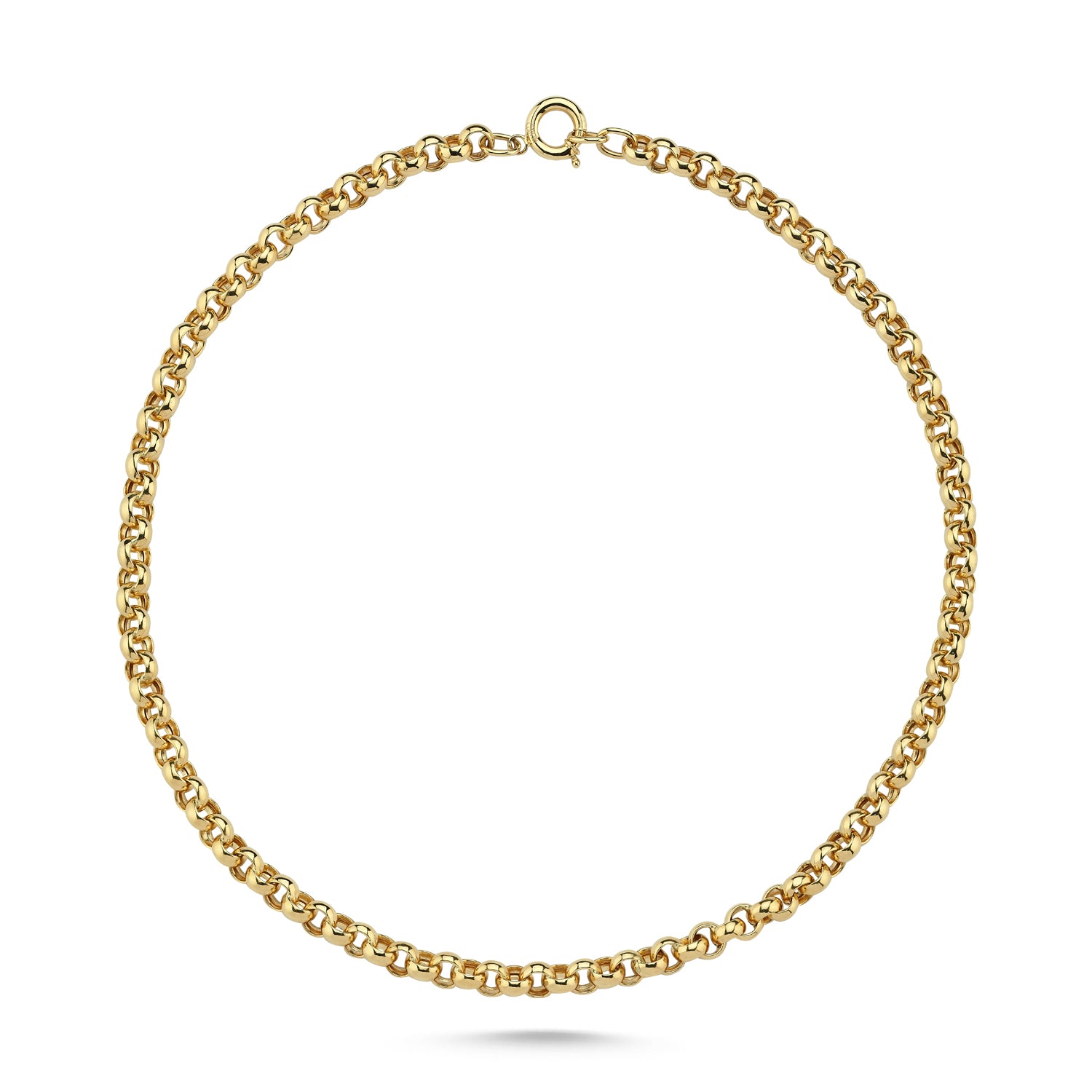 14k gold multi charm necklace