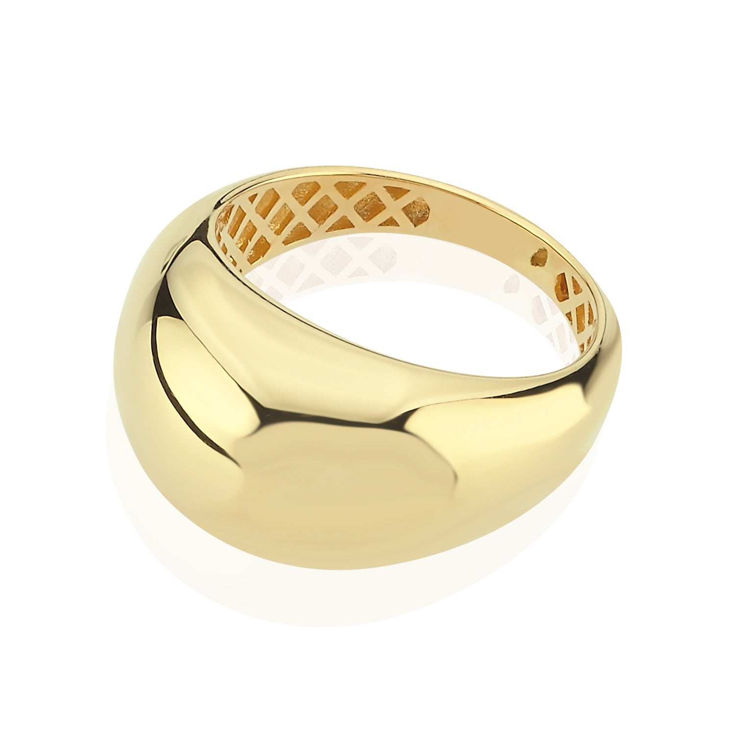 DOME GOLD RING