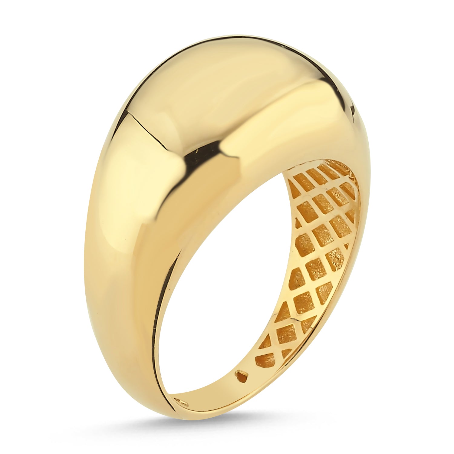 DOME GOLD RING