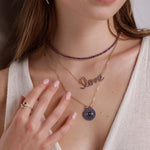 EVIL EYE MEDALLION NECKLACE