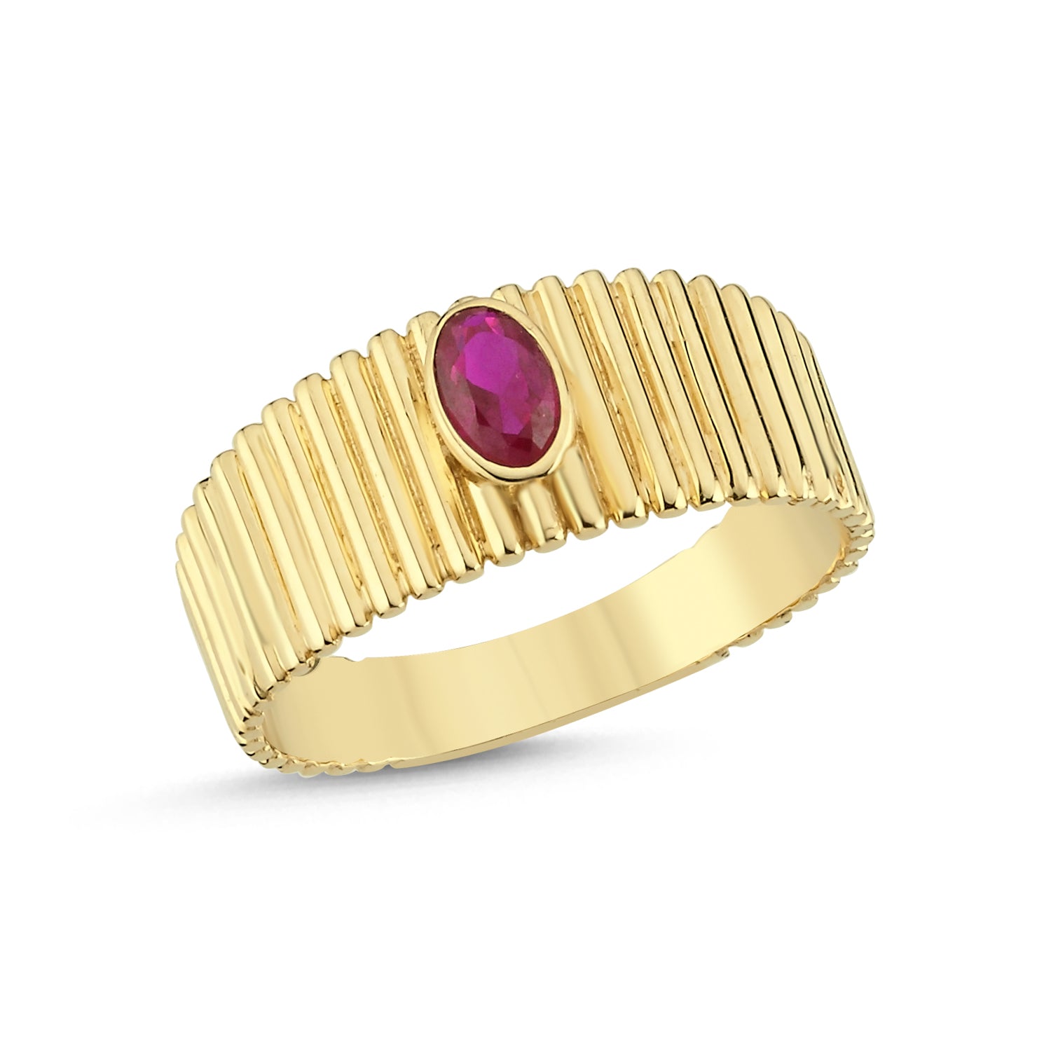 RUBY 14K GOLD RING