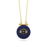 EVIL EYE MEDALLION NECKLACE