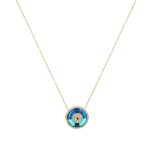 DIAMOND EVIL EYE NECKLACE