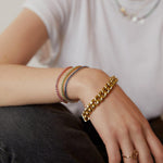 PINK SAPPHIRE TENNIS BRACELET