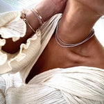 PINK SAPPHIRE CHOKER TENNIS NECKLACE