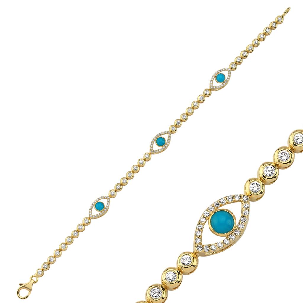 evil eye tennis bracelet