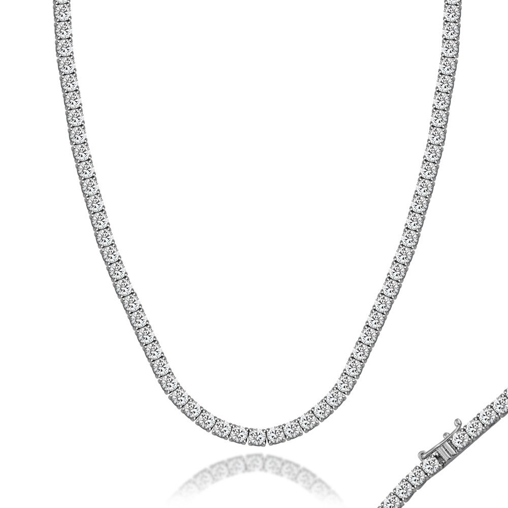 アクセサリー MALIARE 3mm Tennis Chain Necklace 45cm 3mm Tennis Chain Necklace MN1-20 | MALIARE