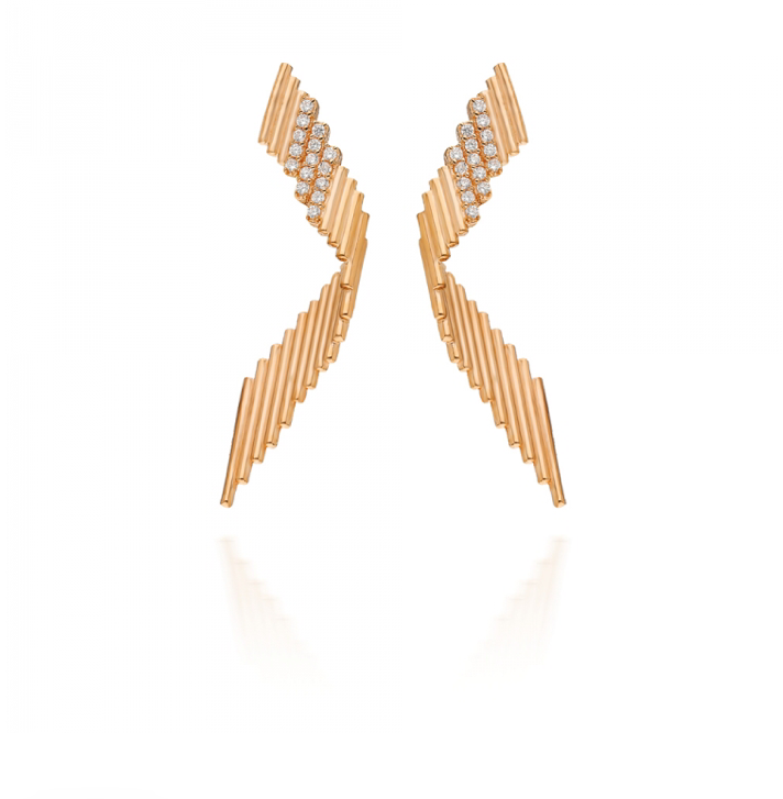 GOLD PASTORAL Spiral EARRINGS