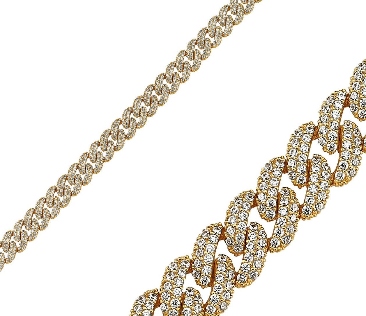 DIAMOND PAVE LINK NECKLACE